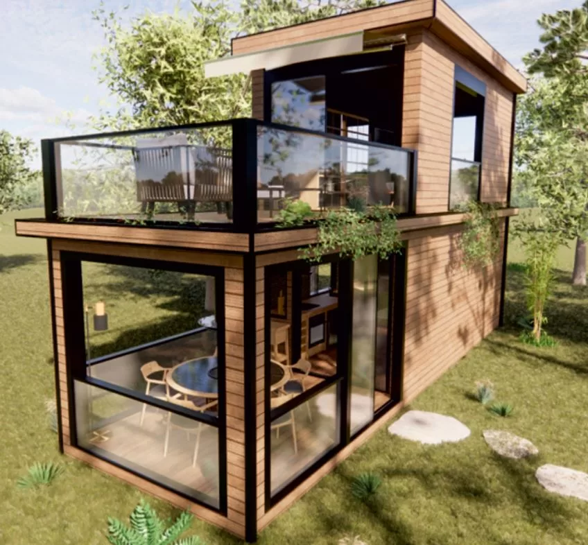 2 Katlı Teraslı Yaşam Alanı: Modern Mimari ve Panoramik Konfor