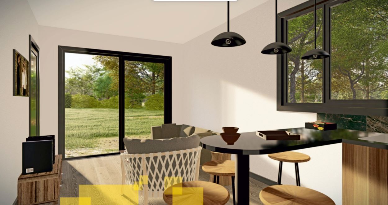 36 m² Verandalı Yaşam Alanı: Panoramik Tasarım ve Tam Donanımlı Konfor